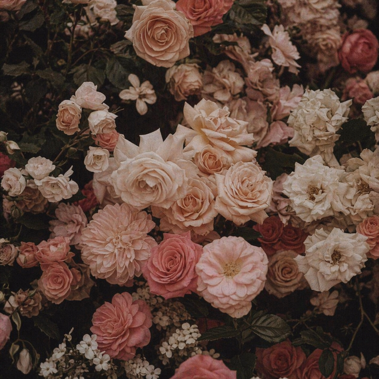 소프트 플로럴 계열 카드 이미지